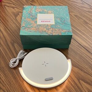 Wireless Charger, Music, Night Lamp by Ezvalo